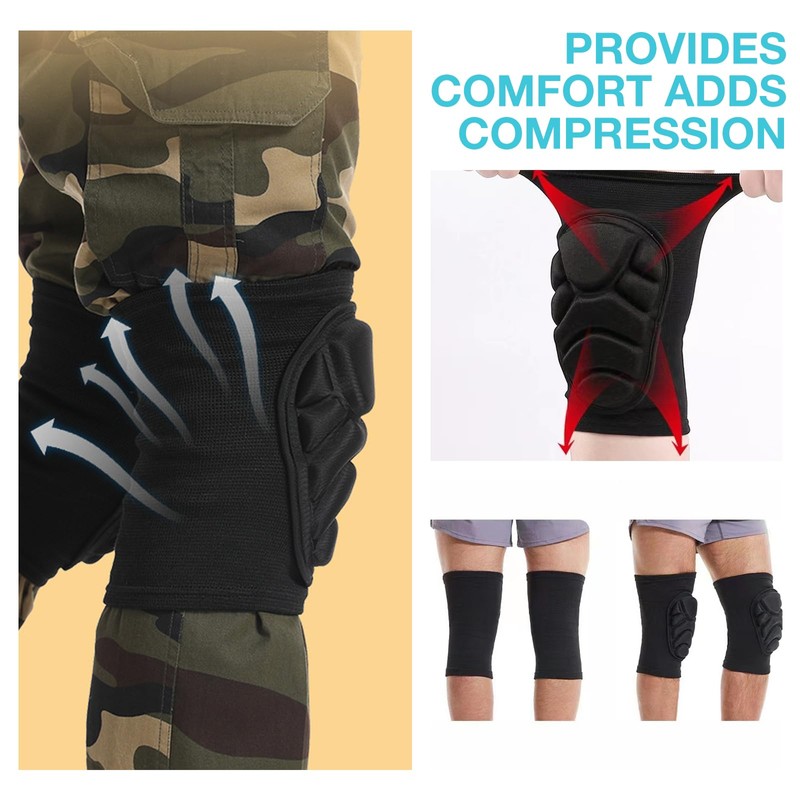 XdealCozyxc Knee Pads Work, 20MM Thickened EVA Foam Kneepads for