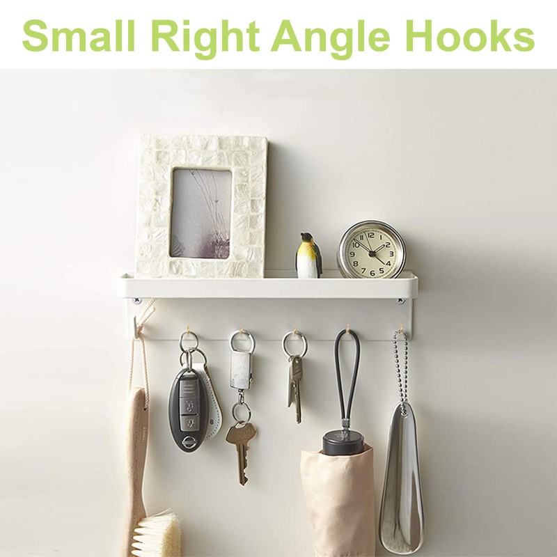 UFURMATE 1/2" Cup Hooks Set, 120 Pieces Carbon Steel Screw