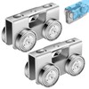AnExer 4 Wheel Trolley Assembly, Light Duty Trolley Rollers for