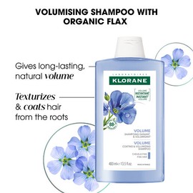 Klorane Volumising Organic Flax Shampoo 400ml