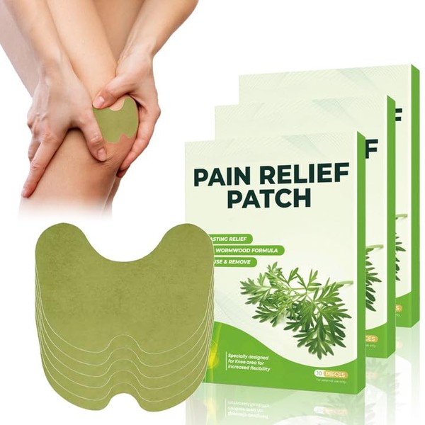 Knee Pain Patches, 30Pcs Knee Pain Relief Patches Kit, Wellknee Pain Relief Patch for Knee, Knee Patches for Pain Relief, Wellness Pain Relief Patch, Relieves Muscle Soreness in Knee,Neck,Shoulder