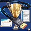 ATETEO 10K 8K HDMI Cable 2.1, 6M Ultra HD Cable