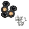Trimming Shop Black 17mm Brass Jeans Button Hammer on Tack