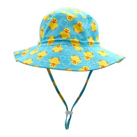 Home Prefer Kids Boys Sun Protective Hat Soft Portable Sun Play Hat Wide Brim Fishing Hat Duck #54
