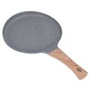 Flat Bottomed Pancake Pan Grey Aluminum Alloy Cooking Pan Non