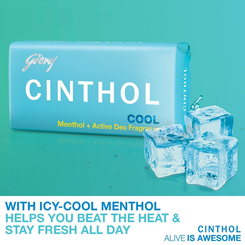 Cinthol Cool Soap, 100gm