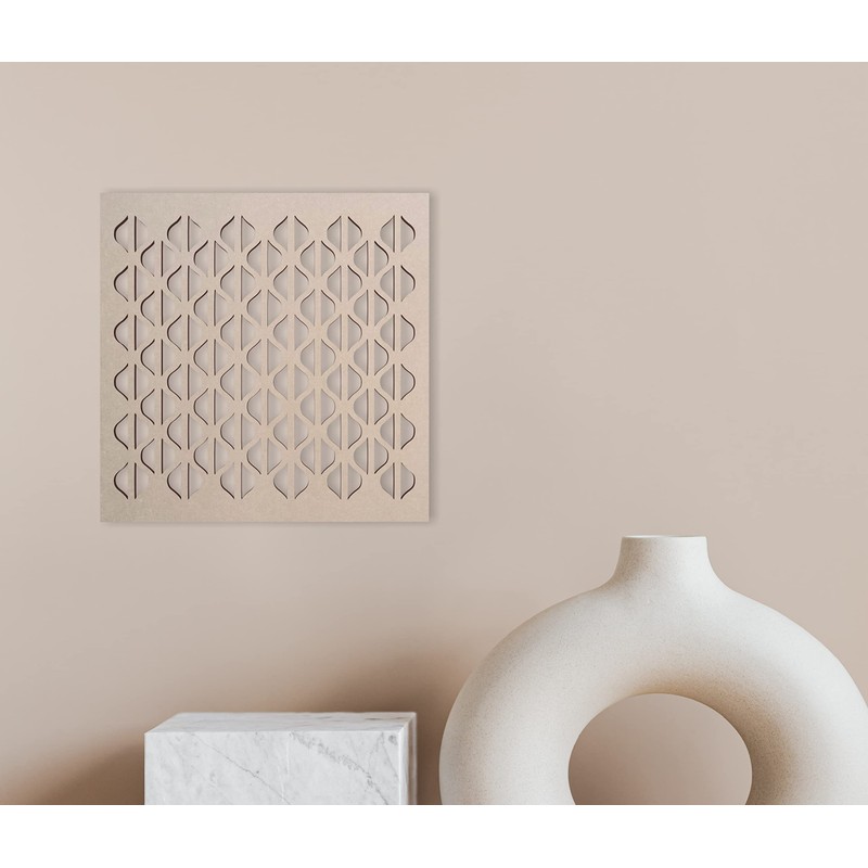 Lattice Panel with a Bead Rope Design MDF Home &