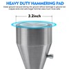 GONENGNAIL-Ground Rod Driver Cap,Heavy-duty Steel Hammer Pad Tool for Driving