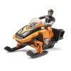 Bruder Orange Snowmobile Toy Vehicle 1 16 Scale Indoor Outdoor
