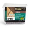 Deck Plus 1-5/8 Inch Epoxy Coated Exterior Wood and Fence
