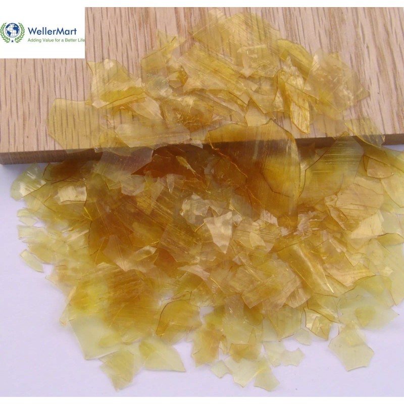WellerMart Dewaxed Super Blonde Shellac Flakes 1/2 lb, or 8