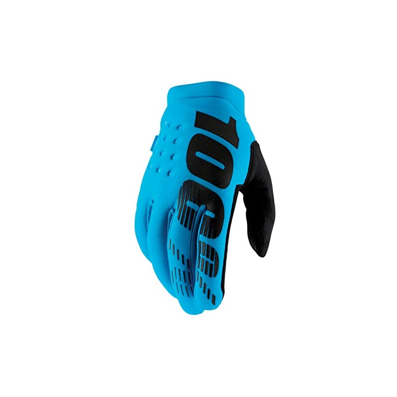 100%, Brisker Glove - Turquoise, Adult, S