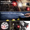 Ascher Ultra Bright USB Rechargeable Bike Light Set, Powerful Bicycle