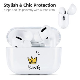 AKABEILA Case for Airpods Pro 2, Soft TPU Clear Protective Case, Shockproof Airpods Pro 2 2022 Case with Cute Pattern Airpods Pro 2nd Generation Charging Case