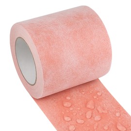 Waterproof Membrane Band Roll 5 In x 50 Ft, 22 Mils Thick Shower Tile Underlayment Seam Tape,Polyethylene Fabric Waterproofing Membrane for Bathroom Walls, Floors, Sauna, Steam Room, Wet Areas