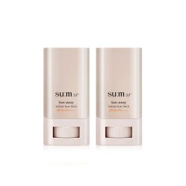 Breath 37 Su:37 degrees Sun Away Velvet Sun Stick 18g (2 pieces)/ No stickiness, uneven pore cover sun care / 숨37도 선 어웨이 벨벳 선스틱 18g (2개)/ 끈적임No 요철 모공 커버 선케어