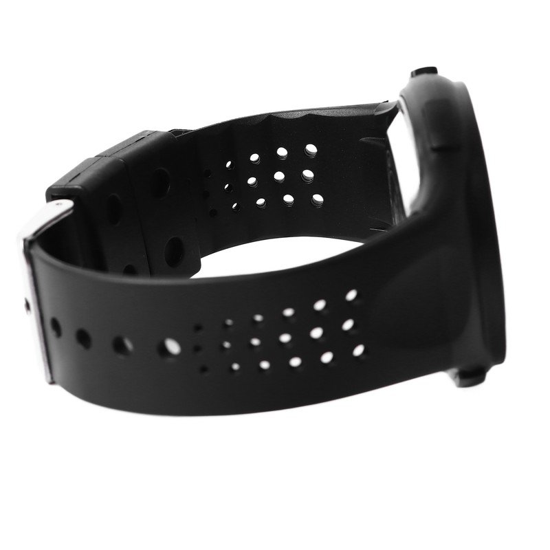 LED Digital Watch Waterproof Clear Display Breathable Strap Electronic Watch
