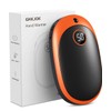 GHKJOK Rechargable Hand warmer 5000mAh Brand New, Black/ Orange