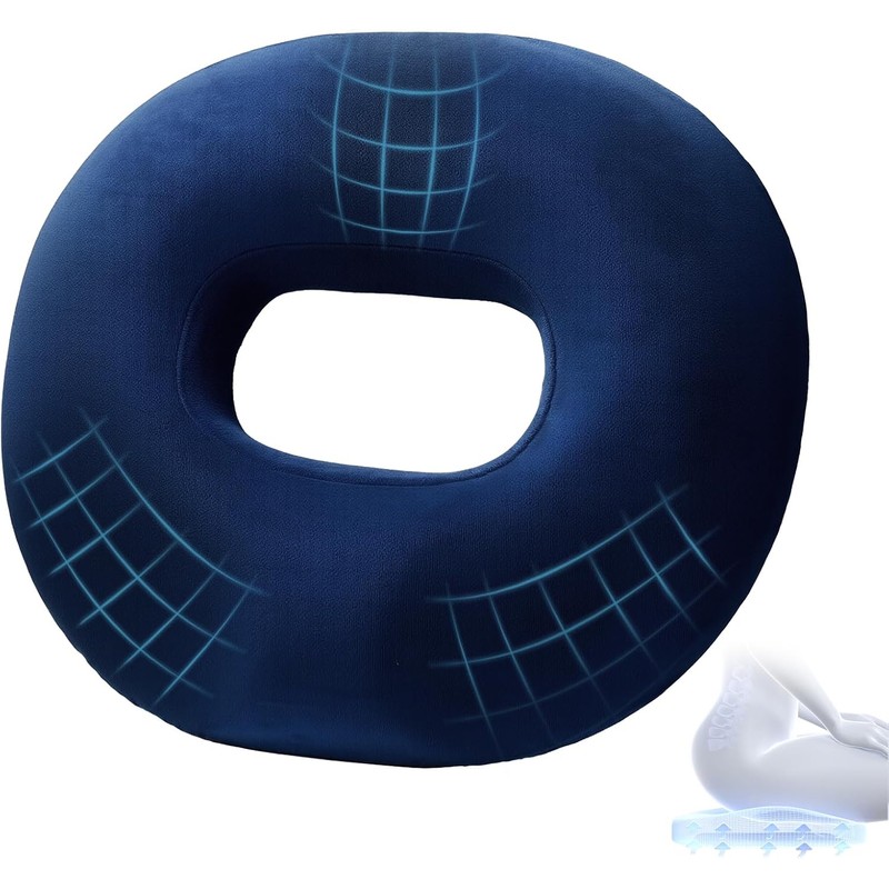 OSLIFE Cojin para Coxis y Ciatica Lumbar，Cojines para Silla Memory
