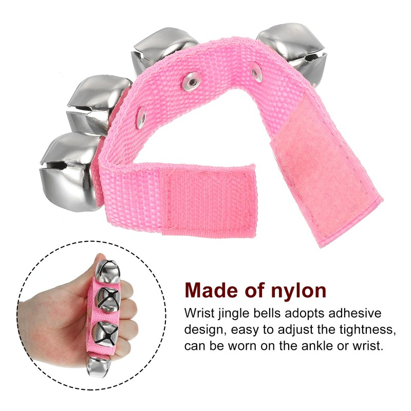PATIKIL 8pcs Wrist Bells, Jingle Bells Ankle Bells Wrist Bells