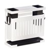 Kitchen Knives Chopstick Rack with Draining Tray Wall Mounted Multifunctional