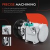 A-Premium A/C Compressor with Clutch Compatible with Hyundai Accent 1.5L