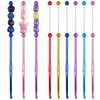 Framendino, 6 Pack DIY Beadable Crochet Hooks Knitting Needles Set