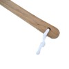 Treasure Gurus Wood Handle Stick Shower Loofah Exfoliating Bath Sponge