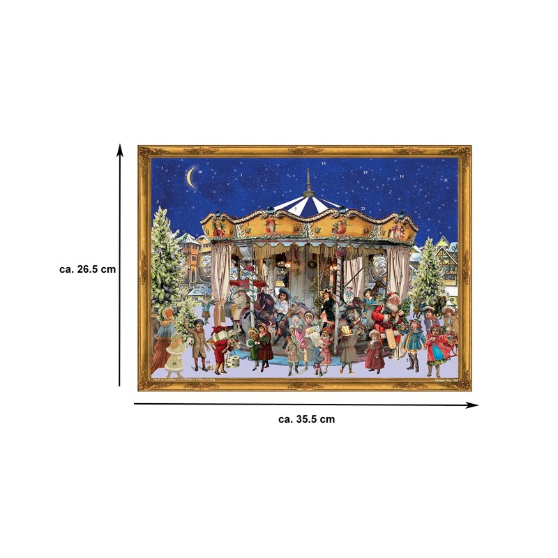 Richard Sellmer Verlag Advent Calendar Santas Carousel