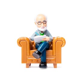 Winkee - Desk Psychologist I The Best Freudian Wisdoms at the Touch of a Button I Freud Desk Therapist Figure