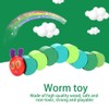 5PCS Children's Wooden Worm Toy Hungry Caterpillar Early Education Blocks