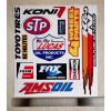 Autobahn Signs Motorsport Decal Set - Nascar - 4x4 -