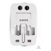 Importeek 10pz Adaptador Convertidor Clavija Corriente Universal Viaje
