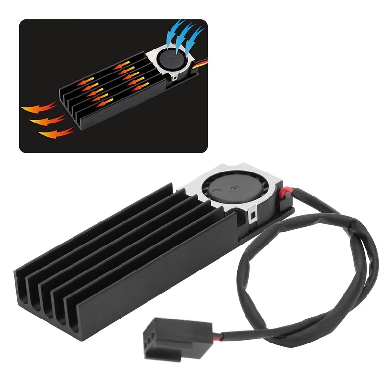 SSD Radiator with Fan Scientific Efficient Cooling Air Duct Heat