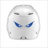 Everything Graphix Evil Eyes No Fear Motorcycle Biker Helmet Reflective Decal Sticker M2 5 1/2" X 1 1/2" (Reflective Blue)