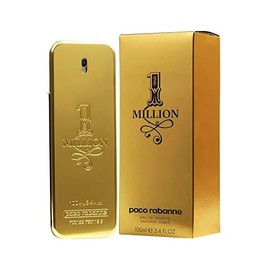 Paco Rabanne 1 Million for Men Eau de Toilette Spray 3.4 Fl Oz Plain Box