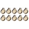 HARFINGTON 20Pcs Mini Embroidery Hoop 2.2" x 2" Tiny Round