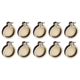 HARFINGTON 20Pcs Mini Embroidery Hoop 2.2" x 2" Tiny Round Cross Stitch Hoops Small Wood Ring Circle for DIY Pendant Keychain Display Frame