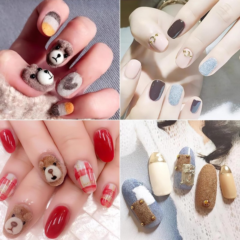 Polvo de Terciopelo para Uñas TOVINANNA Candy Nail Art DIY