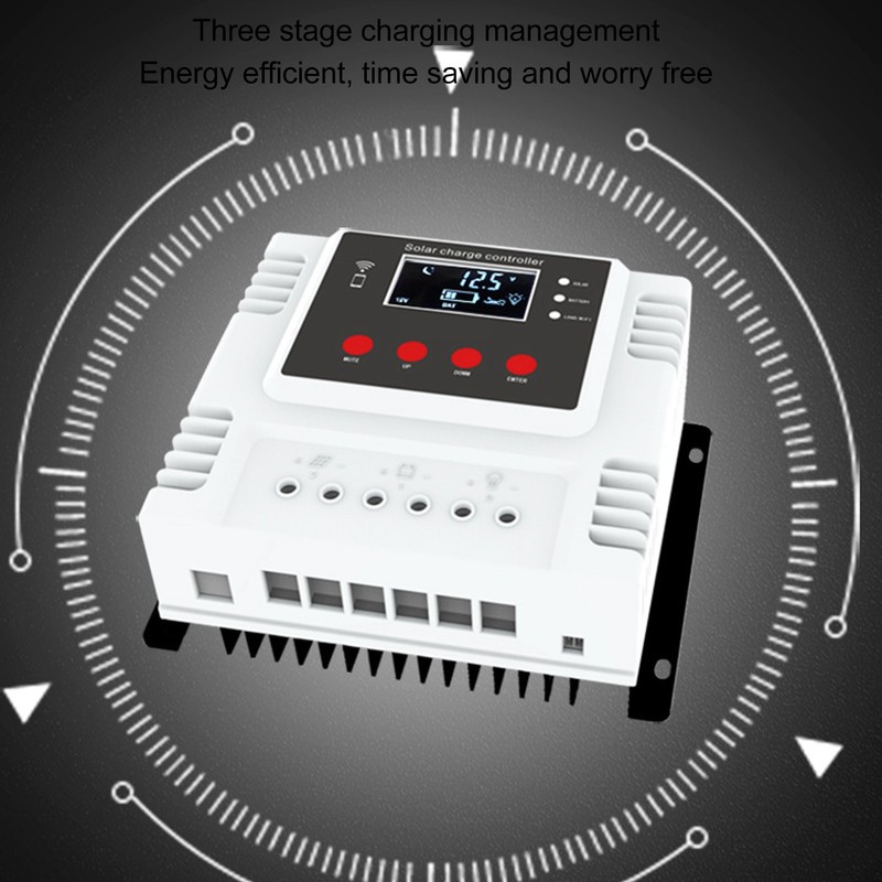 10A MPPT Solar Charge Controller Solar Panel Controller for Villas