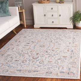 Martha Stewart SAFAVIEH Brighton Collection Area Rug - 5' x 7', Beige & Grey, Contemporary Design, Ideal for High Traffic Areas in Living Room, Bedroom & Dining Room (MSR1930B-5)