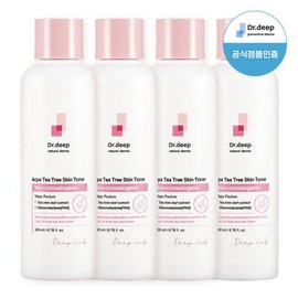 Dr. Deep (현대Hmall)닥터딥 아크파 티트리 스킨토너 200ml x4 (Hyundai Hmall) Dr. Deep Arcpa Tea Tree Skin Toner 200ml x4