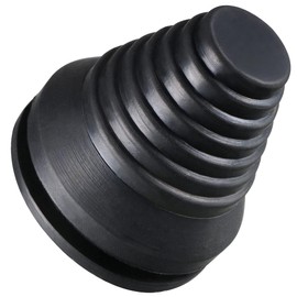 TA-VIGOR 4Pcs Conical Rubber Grommet Mount Dia 35mm Drill Hole Black Tower Shaped Grommets Wire Protection Firewall Hole Plug