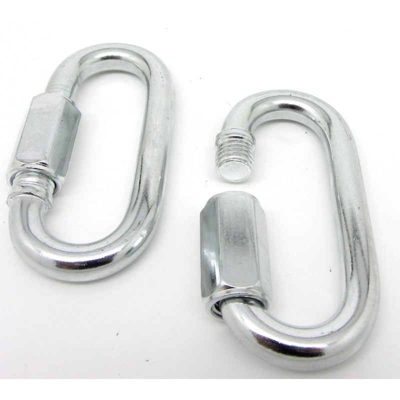 OVAL 2 PACK LOCKING Climbing Sports Cable Machine Carabiner Snap