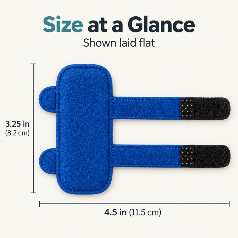 Trigger Finger Splint – Adjustable Padded Finger Brace for Mallet