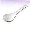 MAGICLULU White Ceramic Ramen Soup Spoon Multi-Function Kitchen Tableware Soup