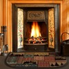 Demissle Fireplace Hearth Rug Fireplace Mats Cabin Southwestern Fireproof Fire