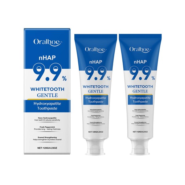9.9% Hydroxyapatite Toothpaste, Nano Hydroxyapatite Toothpaste for Enamel Repair and