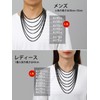 ChainsHouse Men's Necklace, Chain Only, Surgical Stainless Steel, Silver, Hypoallergenic,