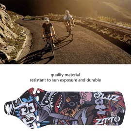 Alomejor Bike Mudguard 4.3 x 12.8inch Bike Fender Bicycle Rear Wheel Tire Mud Guard for Mountian Bike Road Bike